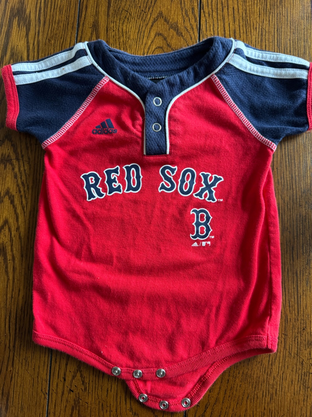 adidas Kids Boston Red Sox Shirt - Red & Navy